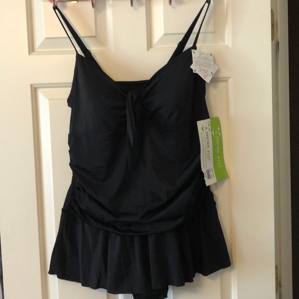 A Shore Fit swimsuit swimdress New Size 20W Black